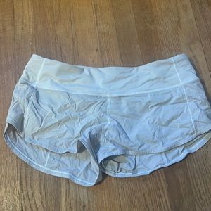 Lululemon speed up shorts.